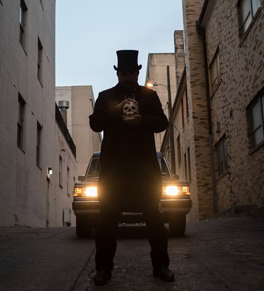 Haunted ATX ghost tour vehicle